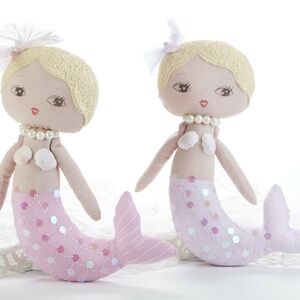 🛍  Set of 2 Mermaids  14"   New